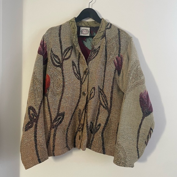 Vintage Jackets & Blazers - Vintage Patterned Jacket